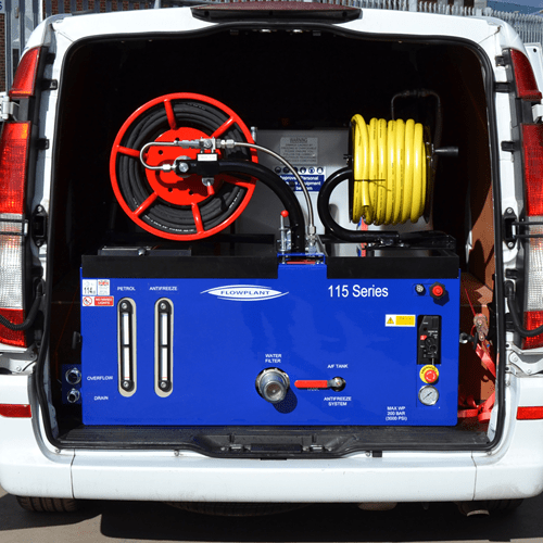 115 van pack water jetter