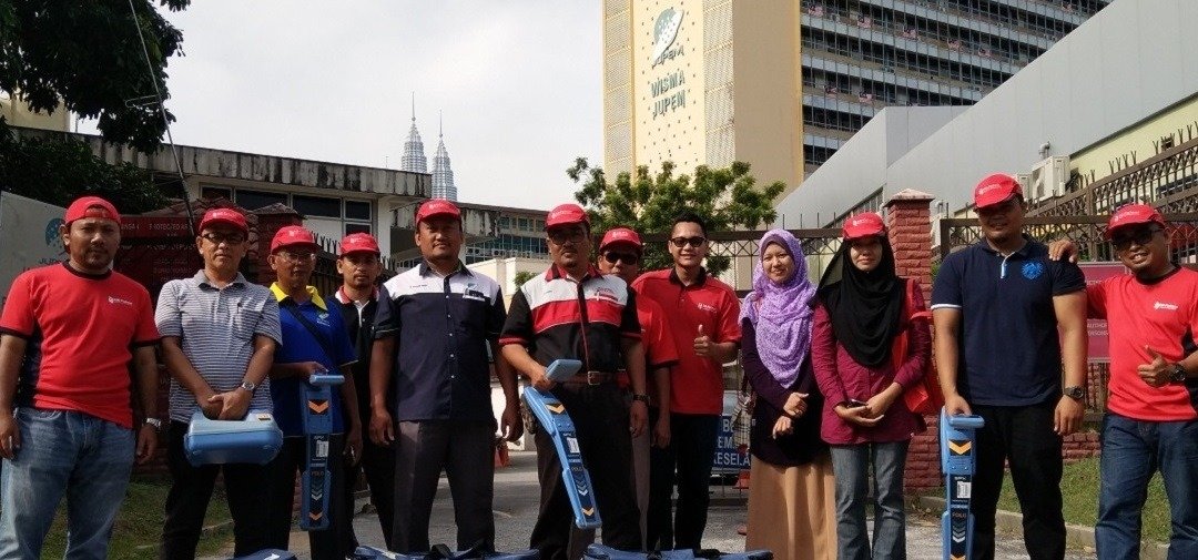 JUPEM pipe cable locator training