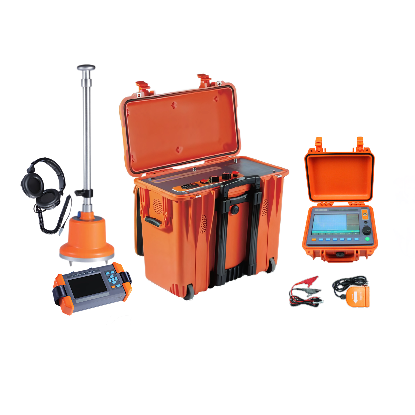 A image that show a full set of cable fault locator