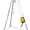 Tripod for equipment lowering