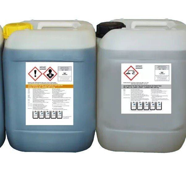 Trelleborg silicate resin and hardener