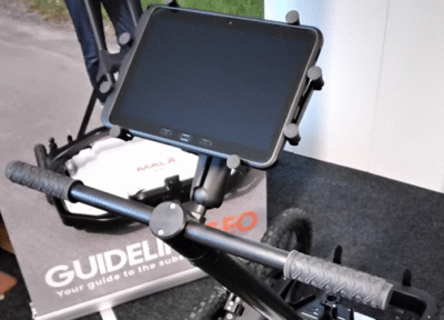 Tablet holder for GPR RTC
